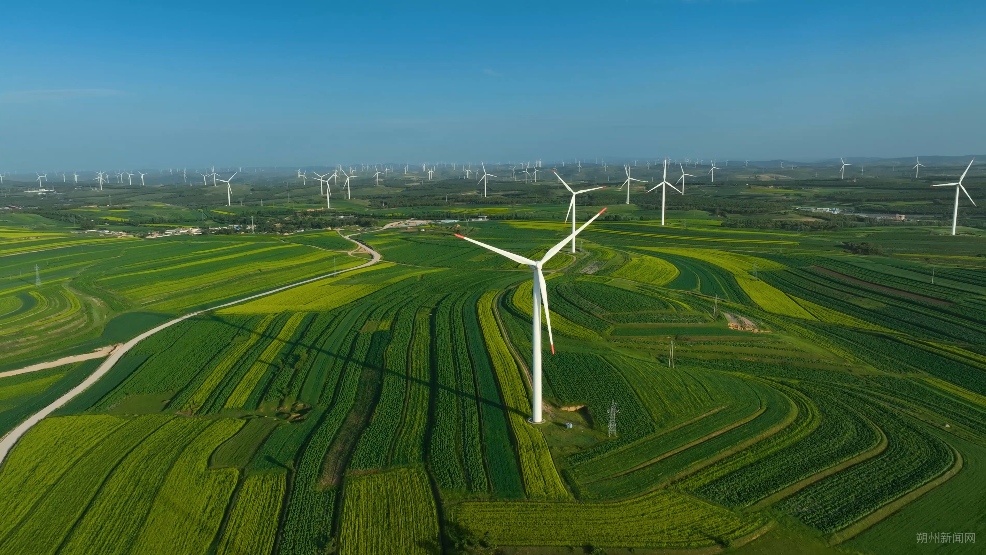 平鲁区风电美景 图源：朔州市融媒体中心